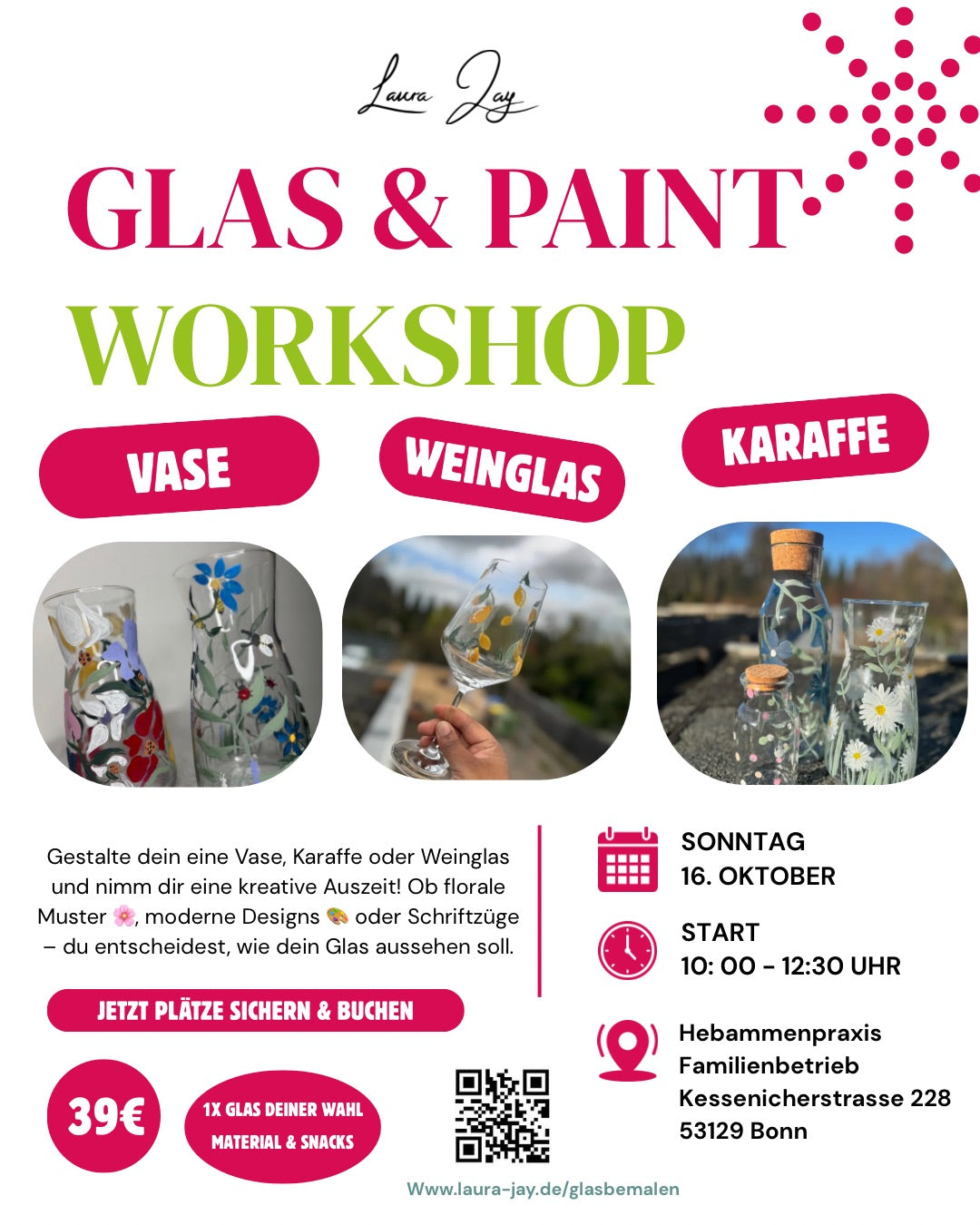 18.10.2026 Glas & Paint Workshop